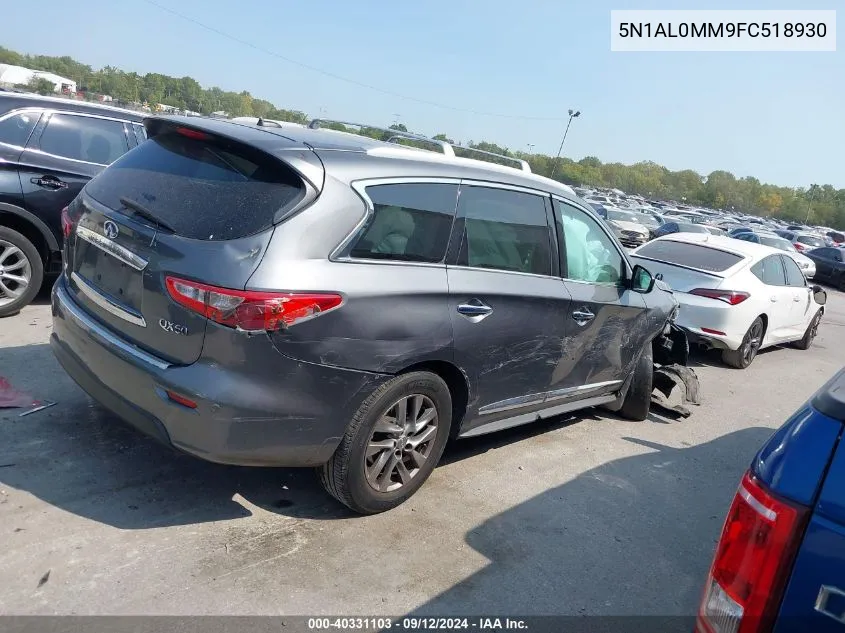 5N1AL0MM9FC518930 2015 Infiniti Qx60