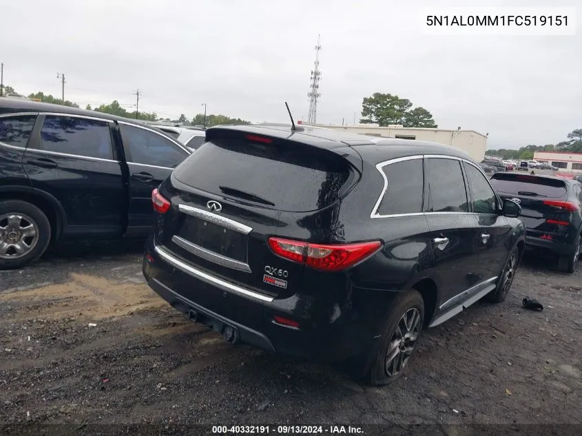 5N1AL0MM1FC519151 2015 Infiniti Qx60