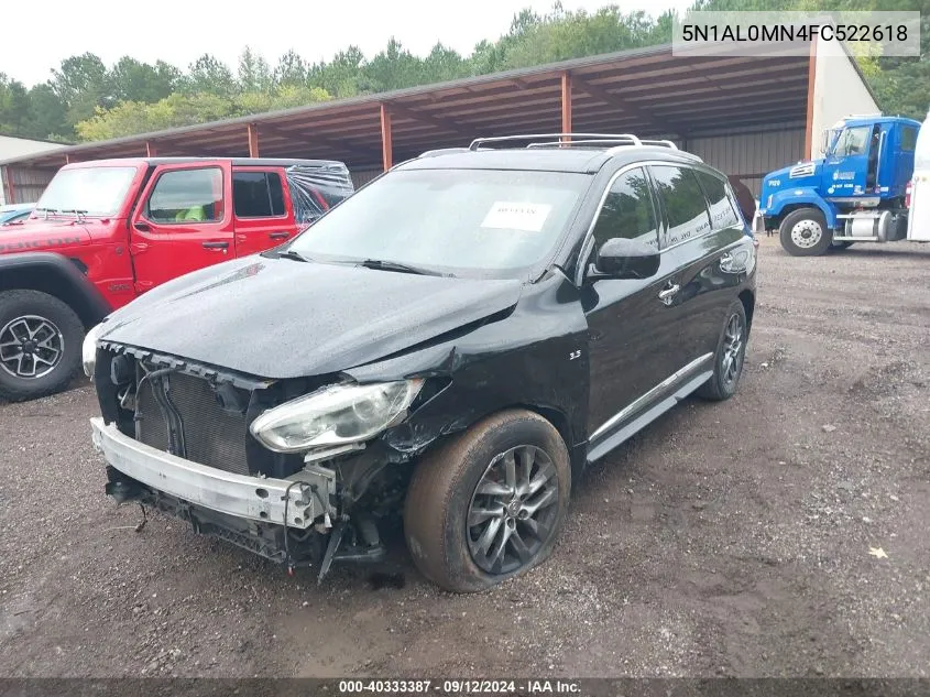 5N1AL0MN4FC522618 2015 Infiniti Qx60