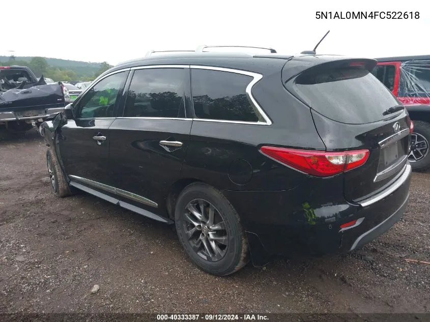 5N1AL0MN4FC522618 2015 Infiniti Qx60