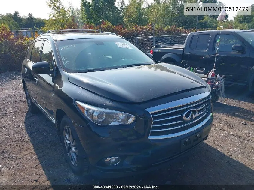 2015 Infiniti Qx60 VIN: 5N1AL0MM0FC512479 Lot: 40341530