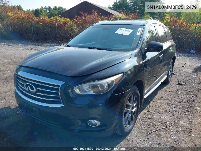 2015 Infiniti Qx60 VIN: 5N1AL0MM0FC512479 Lot: 40341530