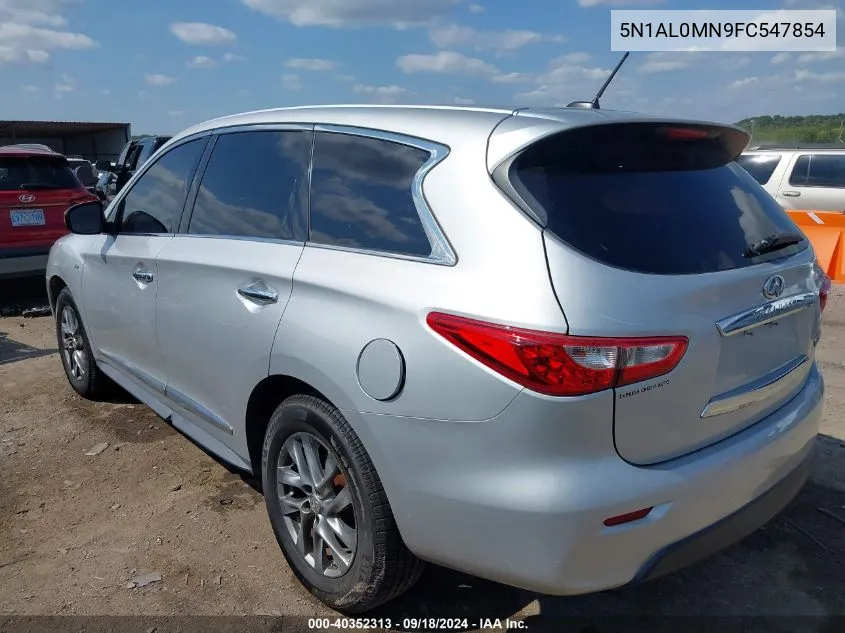 2015 Infiniti Qx60 VIN: 5N1AL0MN9FC547854 Lot: 40352313