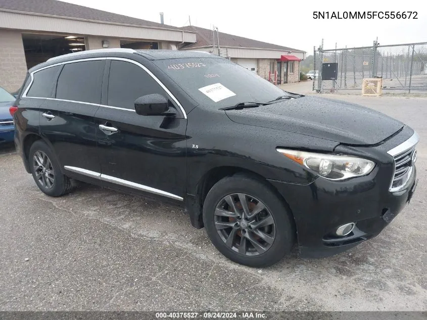 2015 Infiniti Qx60 VIN: 5N1AL0MM5FC556672 Lot: 40375527