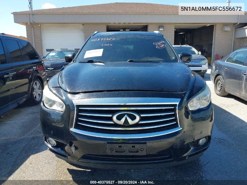 2015 Infiniti Qx60 VIN: 5N1AL0MM5FC556672 Lot: 40375527