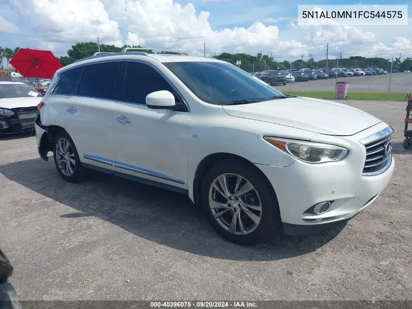 2015 Infiniti Qx60 VIN: 5N1AL0MN1FC544575 Lot: 40396075