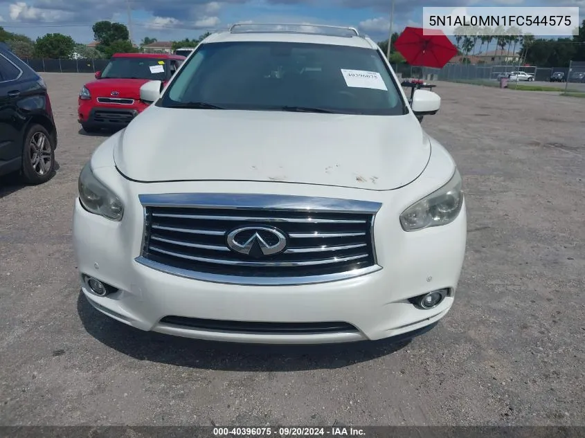 2015 Infiniti Qx60 VIN: 5N1AL0MN1FC544575 Lot: 40396075