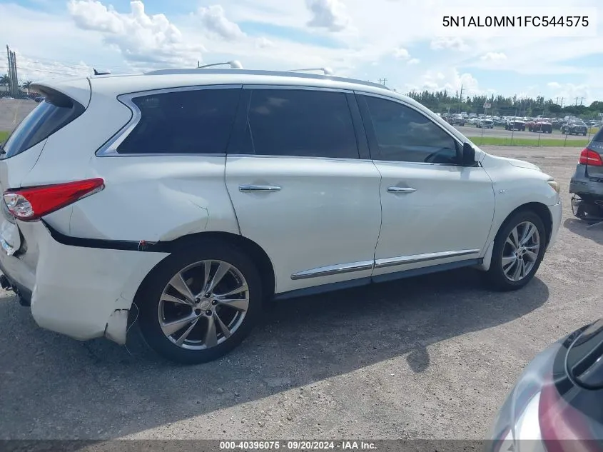 2015 Infiniti Qx60 VIN: 5N1AL0MN1FC544575 Lot: 40396075