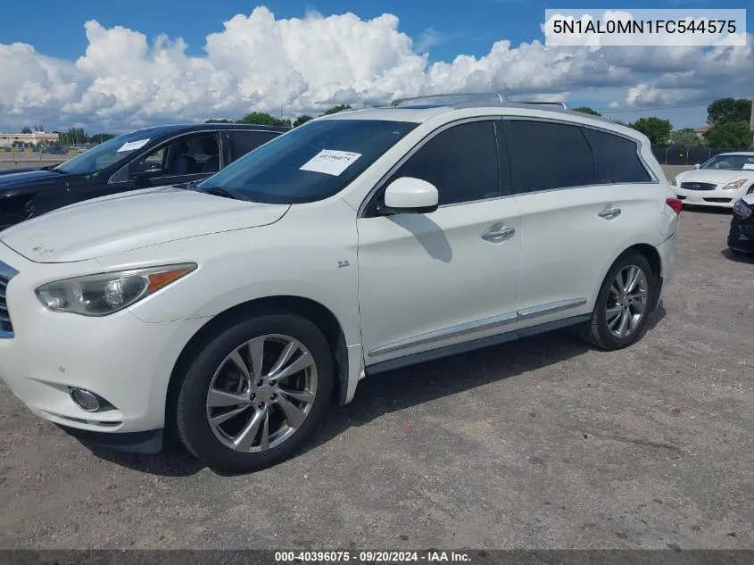 2015 Infiniti Qx60 VIN: 5N1AL0MN1FC544575 Lot: 40396075