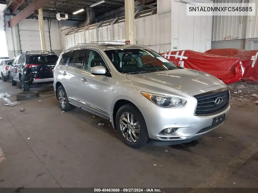 2015 Infiniti Qx60 VIN: 5N1AL0MNXFC545885 Lot: 40463668