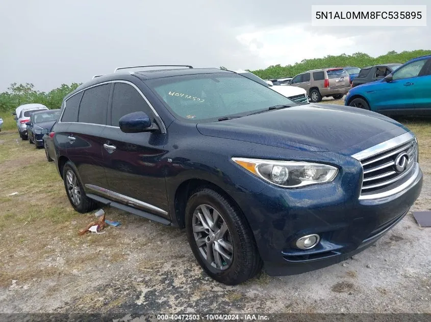 2015 Infiniti Qx60 Base (Cvt) VIN: 5N1AL0MM8FC535895 Lot: 40472503