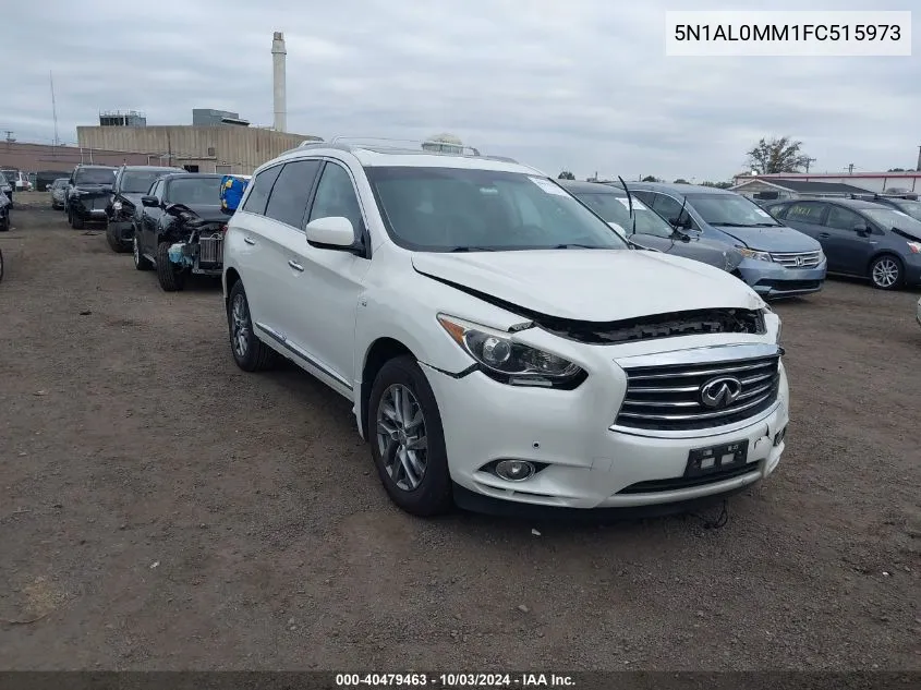 2015 Infiniti Qx60 Base (Cvt) VIN: 5N1AL0MM1FC515973 Lot: 40479463