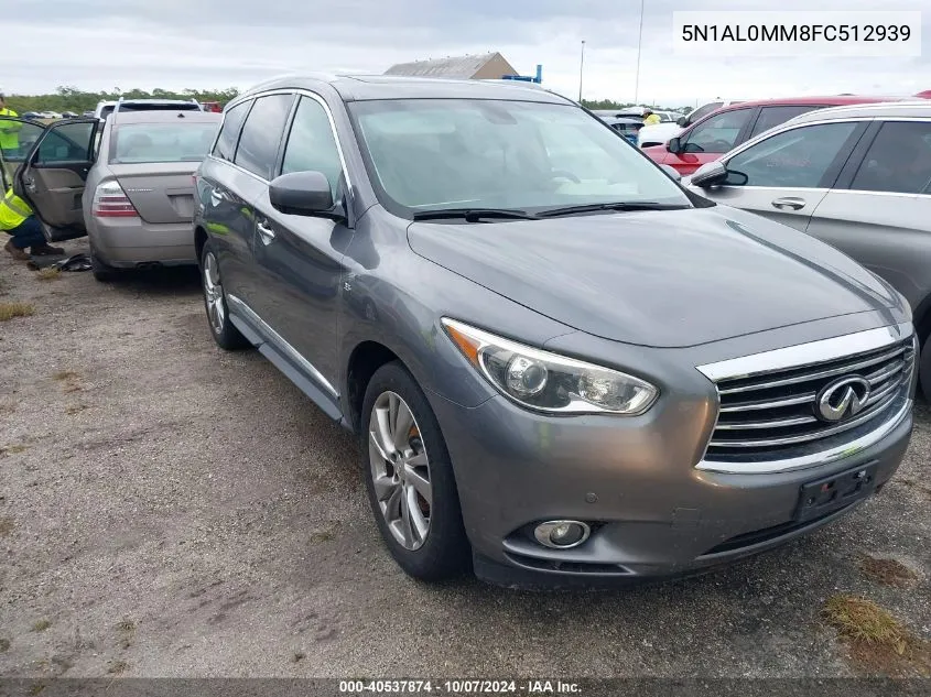 2015 Infiniti Qx60 VIN: 5N1AL0MM8FC512939 Lot: 40537874