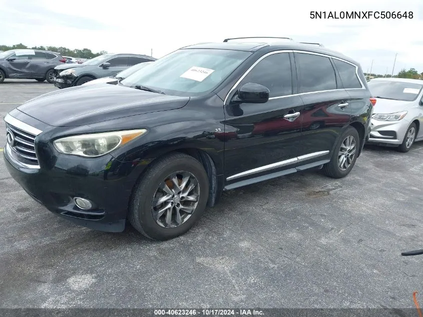 5N1AL0MNXFC506648 2015 Infiniti Qx60