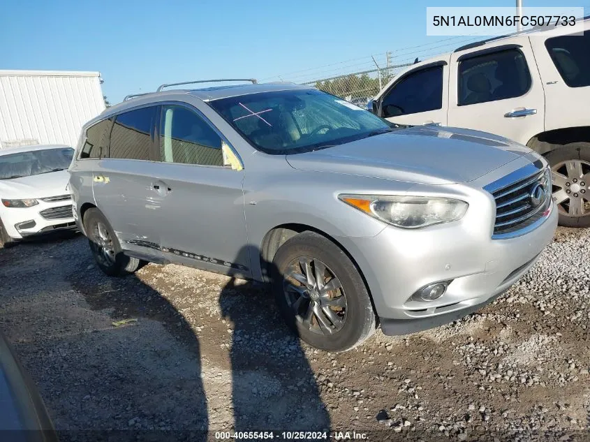 2015 Infiniti Qx60 VIN: 5N1AL0MN6FC507733 Lot: 40655454