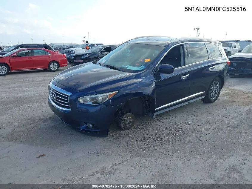 2015 Infiniti Qx60 VIN: 5N1AL0MN0FC525516 Lot: 40702476