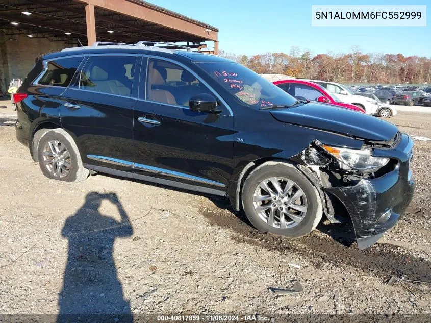 2015 Infiniti Qx60 VIN: 5N1AL0MM6FC552999 Lot: 40817859