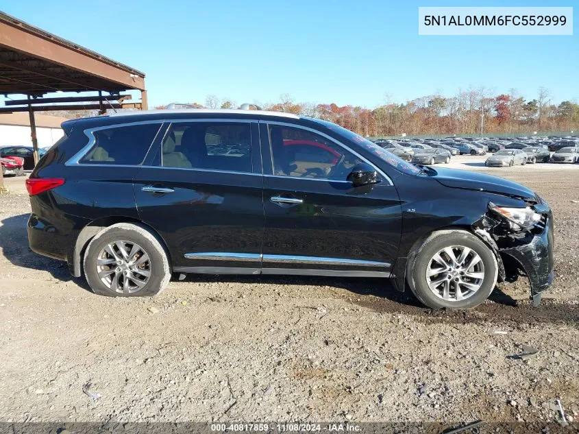 2015 Infiniti Qx60 VIN: 5N1AL0MM6FC552999 Lot: 40817859