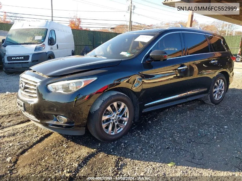 2015 Infiniti Qx60 VIN: 5N1AL0MM6FC552999 Lot: 40817859