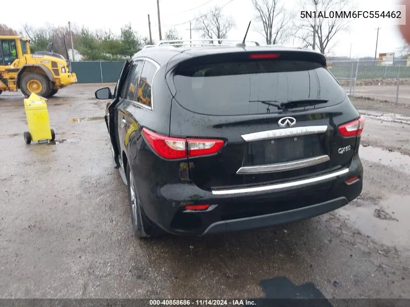 2015 Infiniti Qx60 VIN: 5N1AL0MM6FC554462 Lot: 40858686