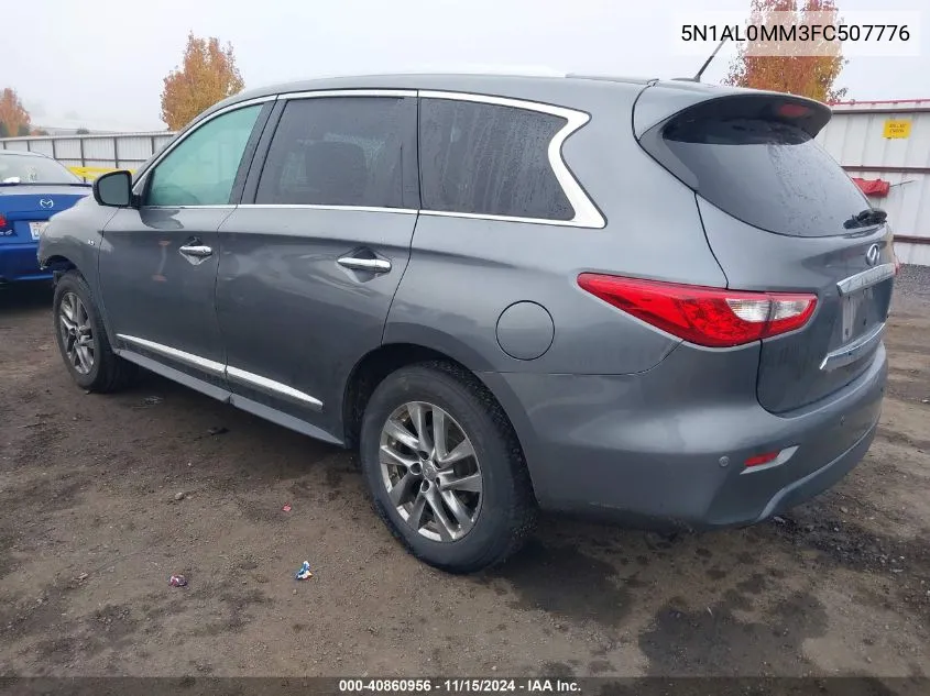 2015 Infiniti Qx60 VIN: 5N1AL0MM3FC507776 Lot: 40860956