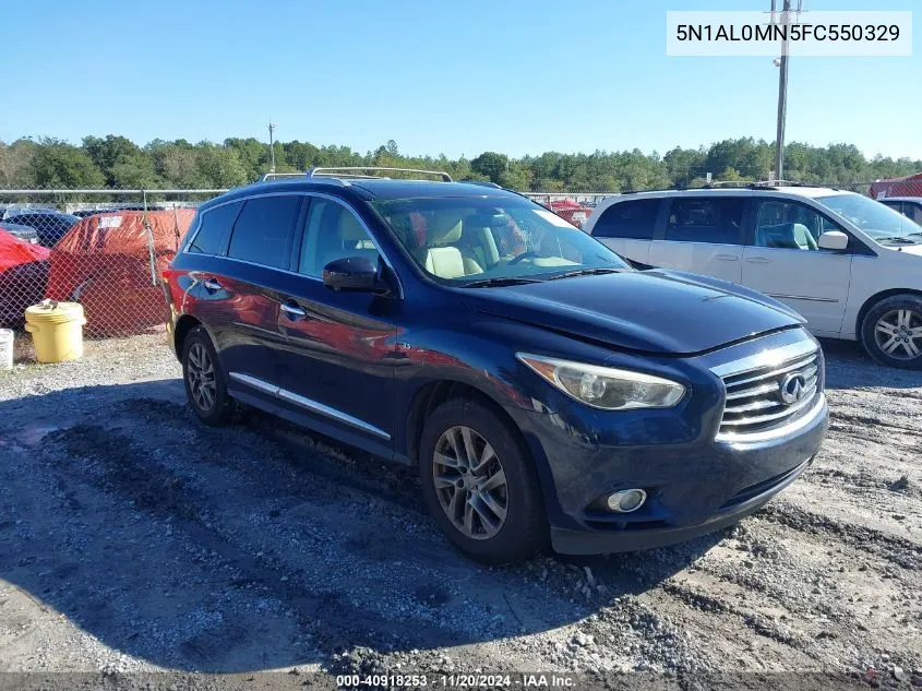 2015 Infiniti Qx60 VIN: 5N1AL0MN5FC550329 Lot: 40918253