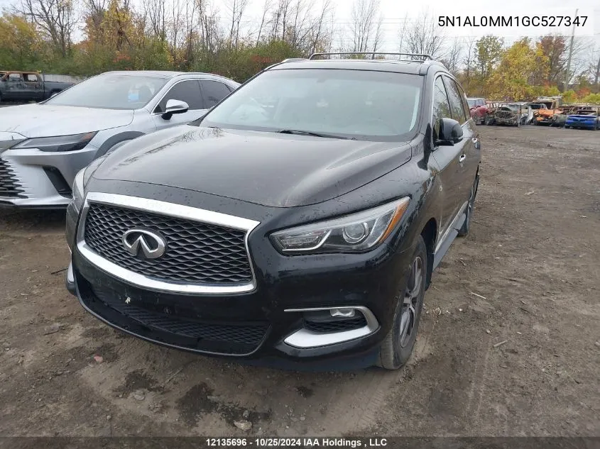 2016 Infiniti Qx60 VIN: 5N1AL0MM1GC527347 Lot: 12135696