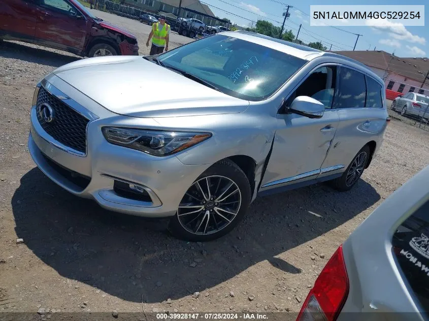 2016 Infiniti Qx60 VIN: 5N1AL0MM4GC529254 Lot: 39928147