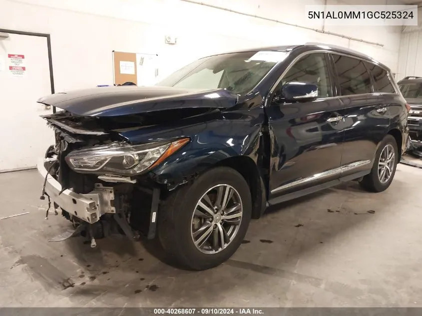 2016 Infiniti Qx60 VIN: 5N1AL0MM1GC525324 Lot: 40268607