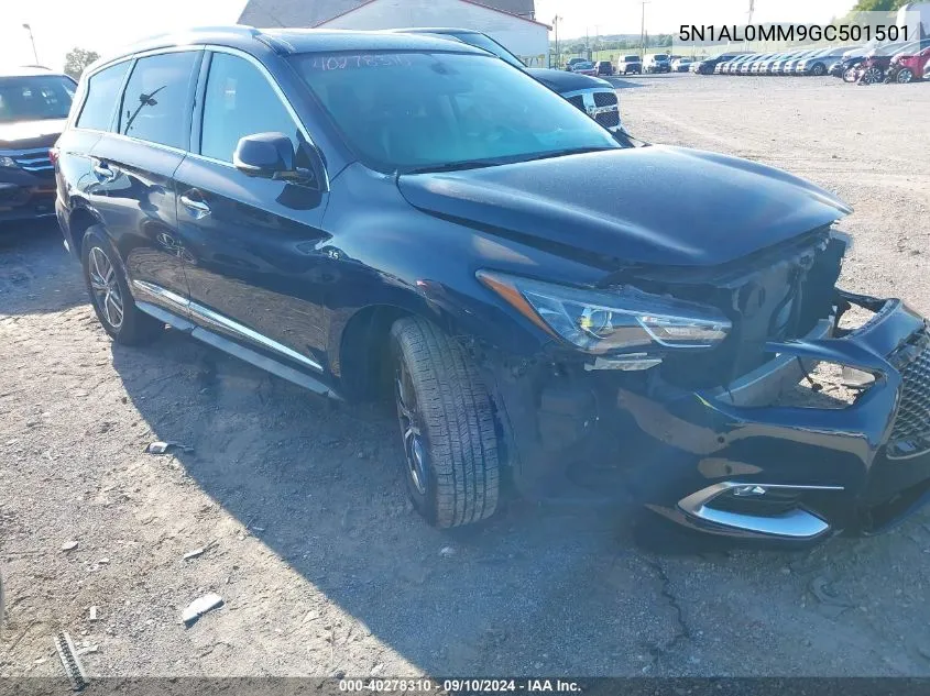 2016 Infiniti Qx60 VIN: 5N1AL0MM9GC501501 Lot: 40278310