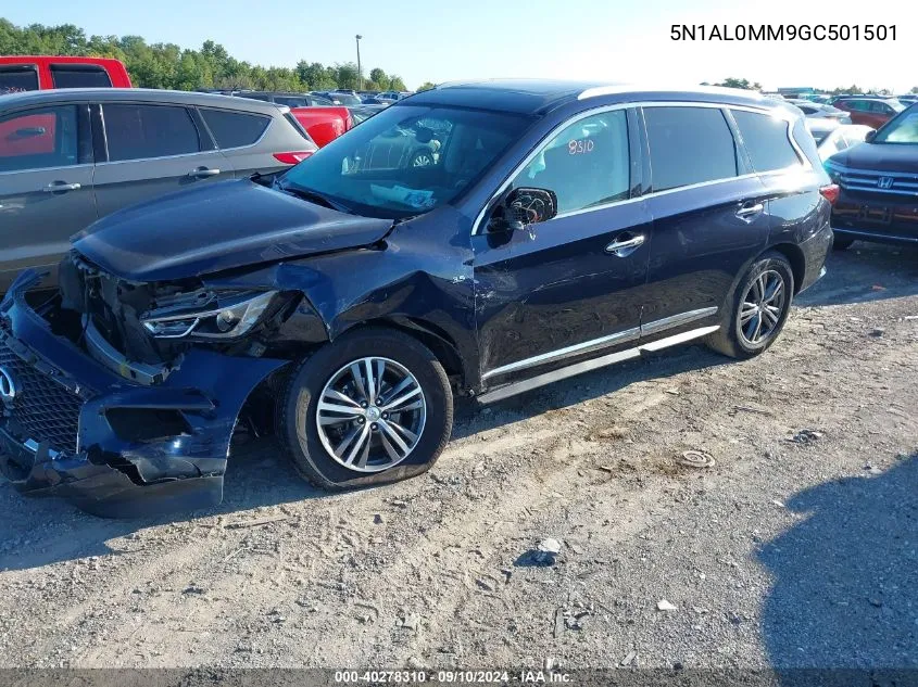 2016 Infiniti Qx60 VIN: 5N1AL0MM9GC501501 Lot: 40278310