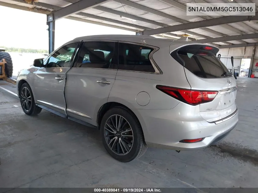 2016 Infiniti Qx60 VIN: 5N1AL0MM5GC513046 Lot: 40389841