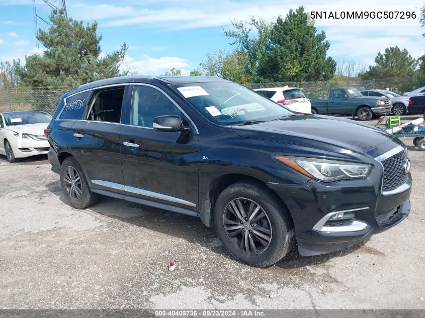 2016 Infiniti Qx60 VIN: 5N1AL0MM9GC507296 Lot: 40409736