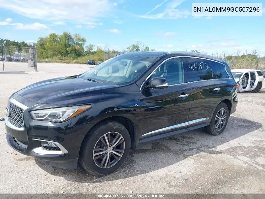 2016 Infiniti Qx60 VIN: 5N1AL0MM9GC507296 Lot: 40409736