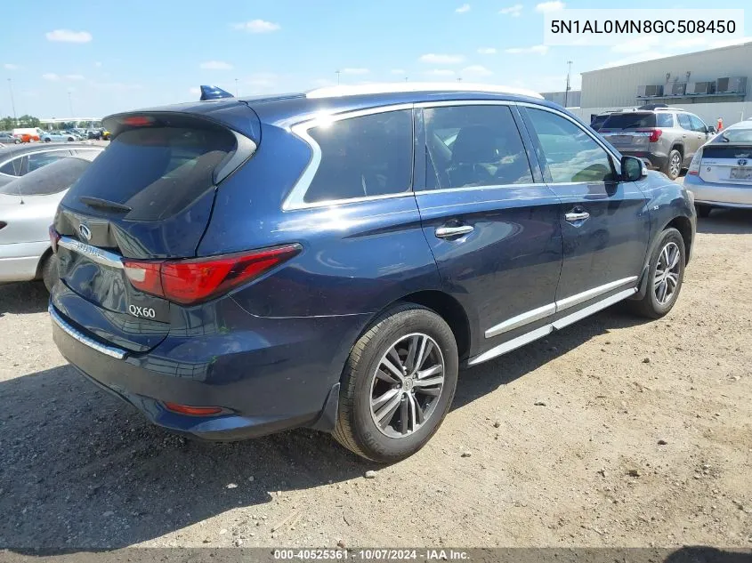 2016 Infiniti Qx60 VIN: 5N1AL0MN8GC508450 Lot: 40525361