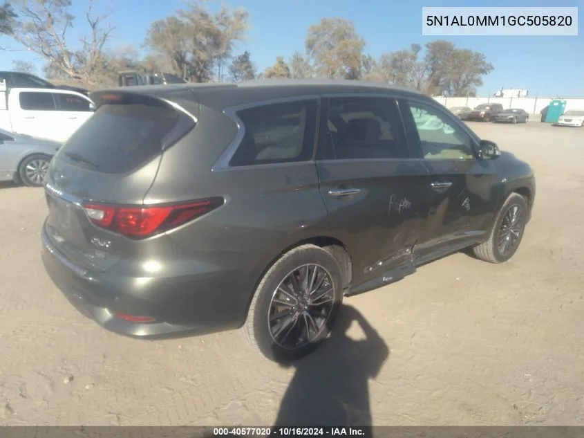 5N1AL0MM1GC505820 2016 Infiniti Qx60