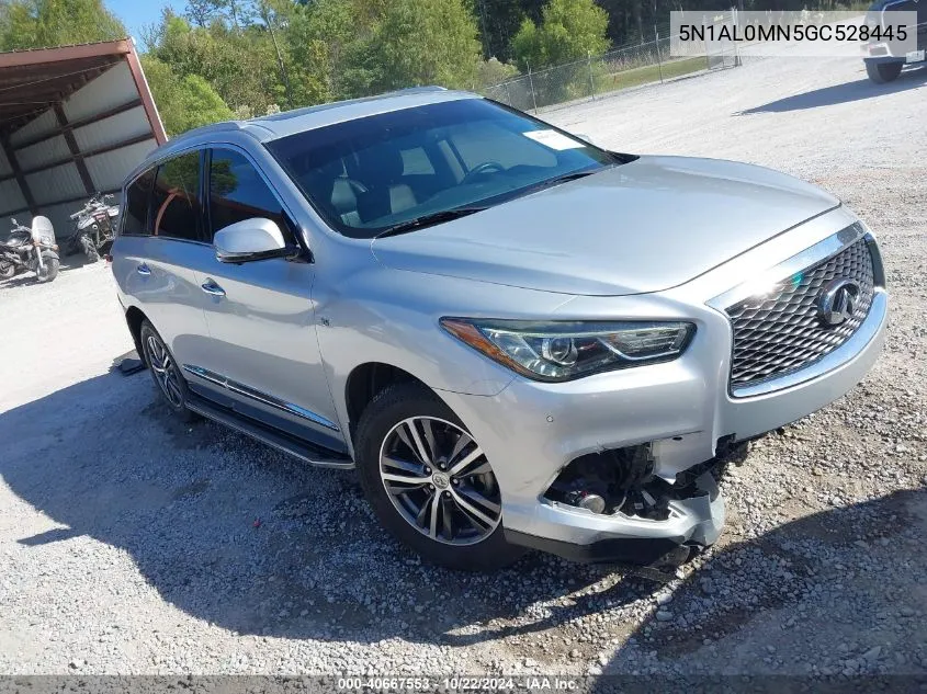 2016 Infiniti Qx60 VIN: 5N1AL0MN5GC528445 Lot: 40667553