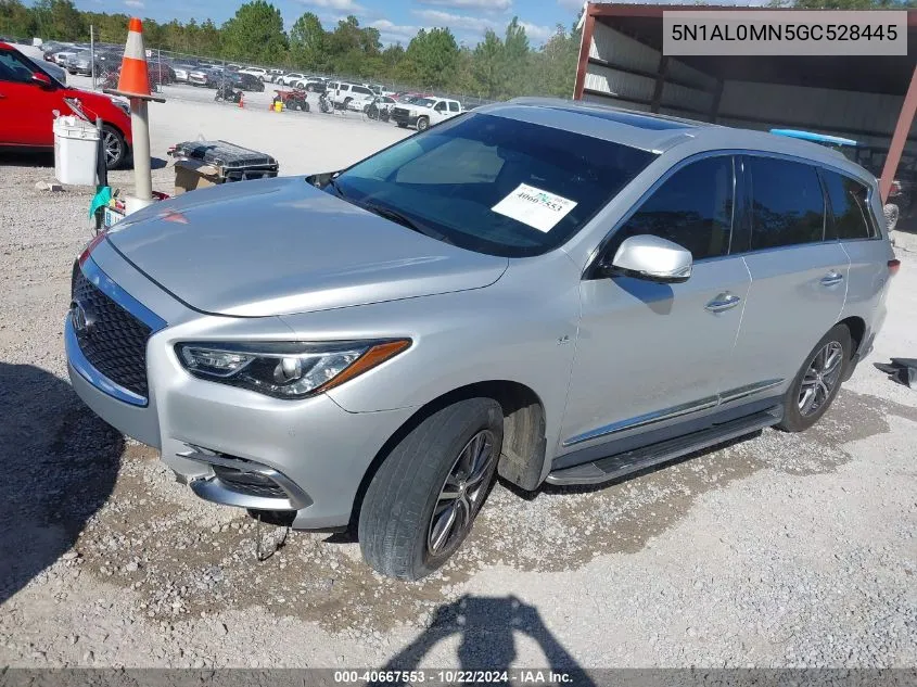 2016 Infiniti Qx60 VIN: 5N1AL0MN5GC528445 Lot: 40667553