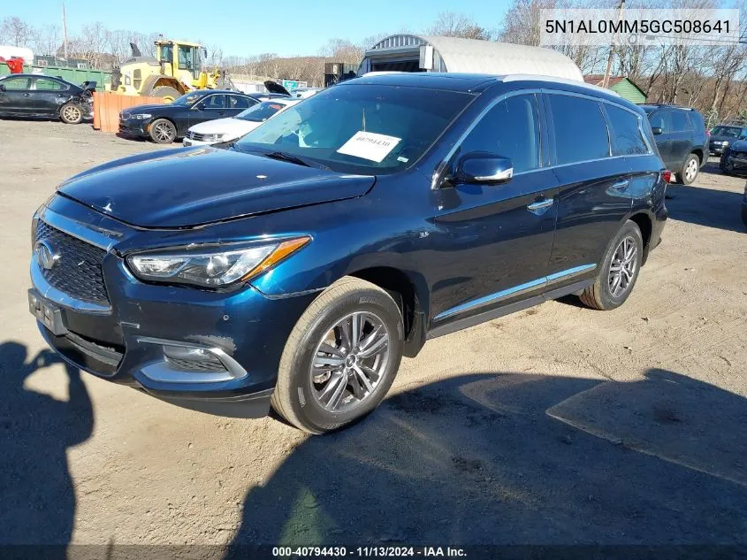 2016 Infiniti Qx60 VIN: 5N1AL0MM5GC508641 Lot: 40794430