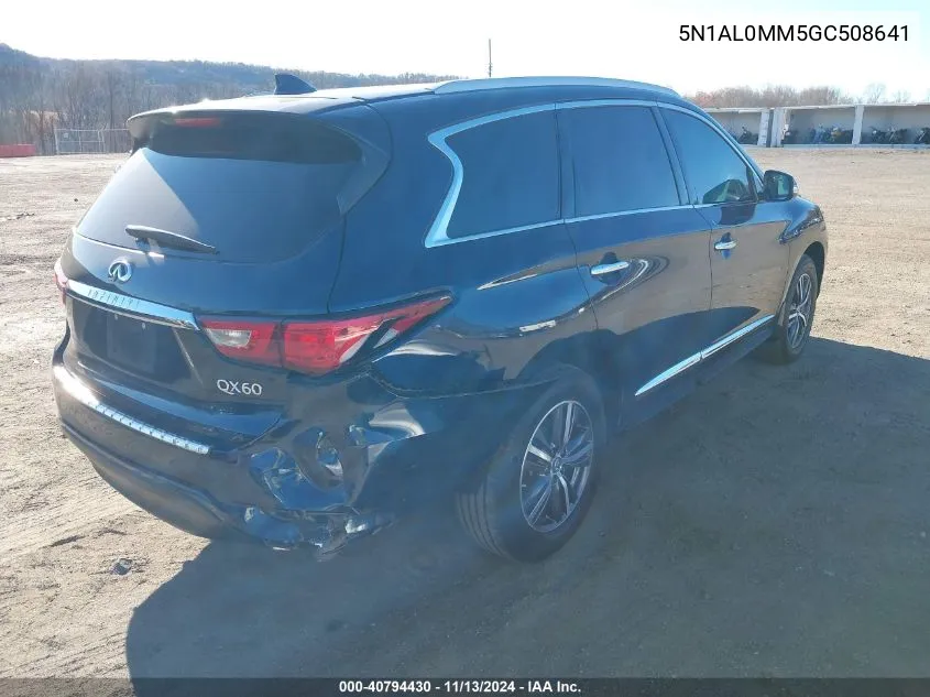 2016 Infiniti Qx60 VIN: 5N1AL0MM5GC508641 Lot: 40794430