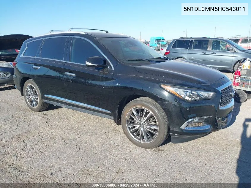 5N1DL0MN5HC543011 2017 Infiniti Qx60