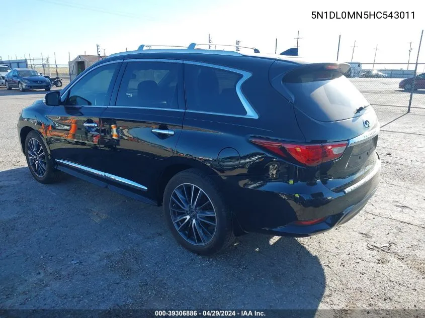 5N1DL0MN5HC543011 2017 Infiniti Qx60