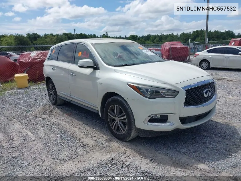 2017 Infiniti Qx60 VIN: 5N1DL0MN4HC557532 Lot: 39609804