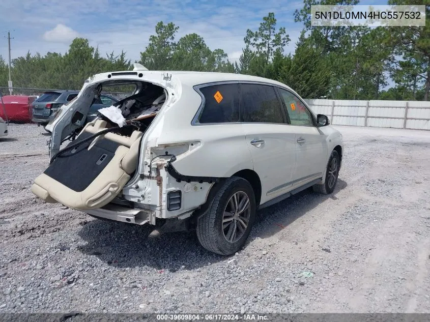 2017 Infiniti Qx60 VIN: 5N1DL0MN4HC557532 Lot: 39609804