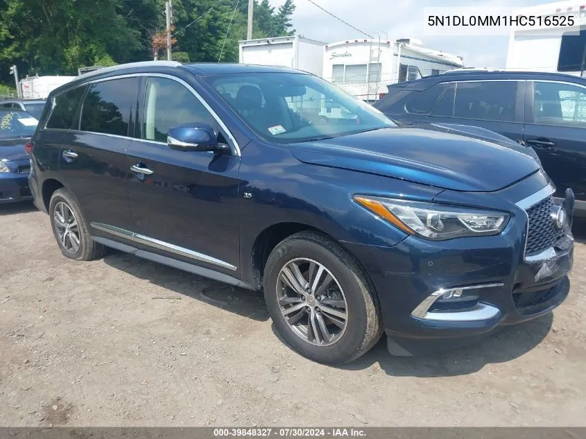 2017 Infiniti Qx60 VIN: 5N1DL0MM1HC516525 Lot: 39848327