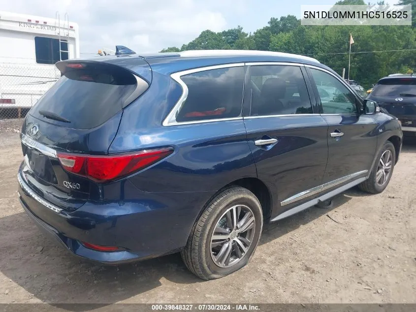 2017 Infiniti Qx60 VIN: 5N1DL0MM1HC516525 Lot: 39848327