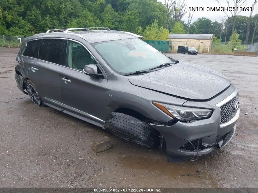 2017 Infiniti Qx60 VIN: 5N1DL0MM3HC513691 Lot: 39851852