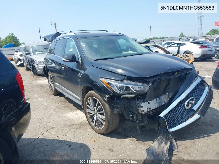 2017 Infiniti Qx60 VIN: 5N1DL0MN1HC553583 Lot: 39869597