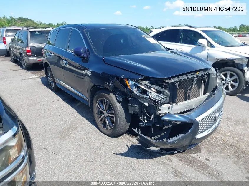 2017 Infiniti Qx60 VIN: 5N1DL0MN7HC547299 Lot: 40032287