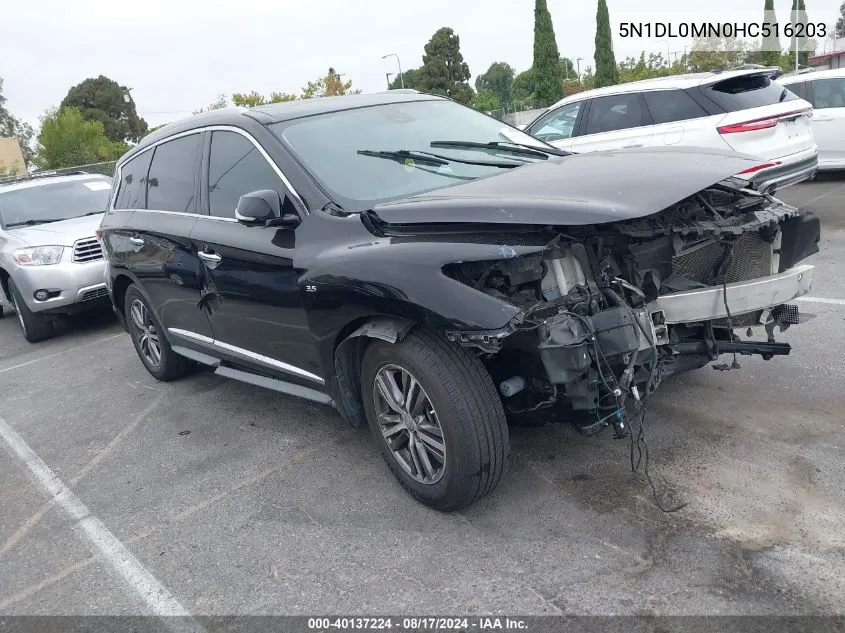 2017 Infiniti Qx60 VIN: 5N1DL0MN0HC516203 Lot: 40137224